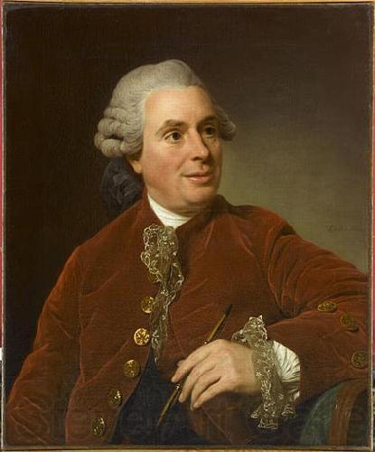 Alexandre Roslin Portrait of Charles-Nicolas Cochin Germany oil painting art